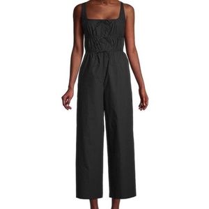 Rebecca Taylor Wide Leg Poplin Jumpsuit NWOT size 2